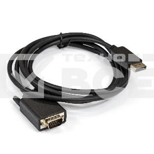 Кабель Exegate EX284914RUS DisplayPort-VGA ExeGate EX-CC-DPM-VGAM-1.8 (20M/15M, 1,8м, экран)