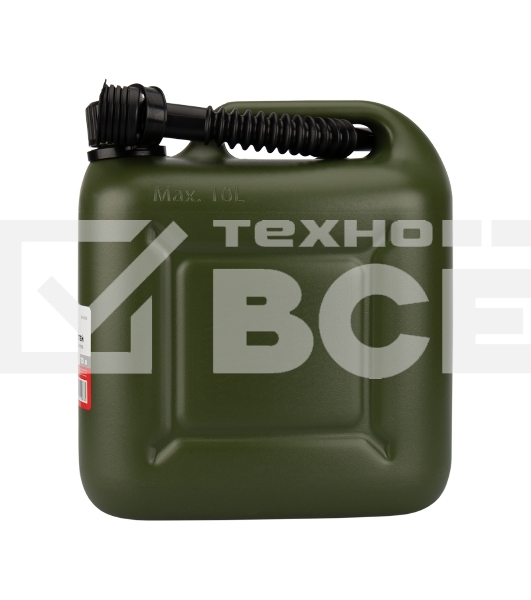 Канистра Rexant для ГСМ и технических жидкостей, вертикальная 10 л, пластиковая, усиленная
