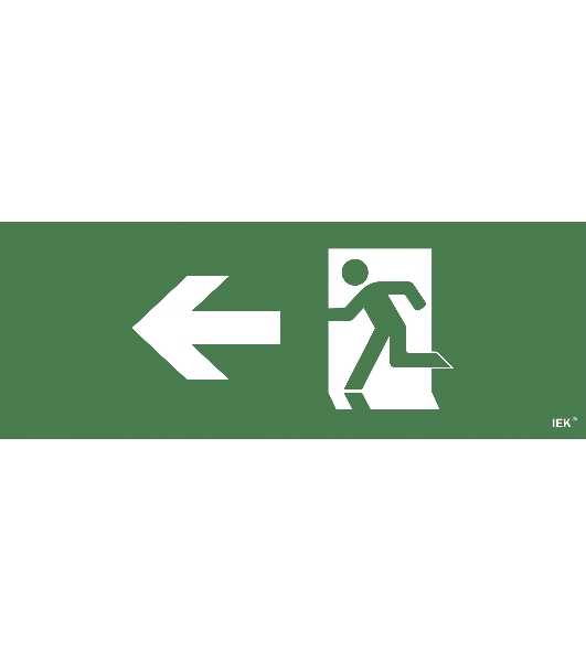 Самоклеющая этикетка IEK 'Фигура/стрелка влево' ССА 1005