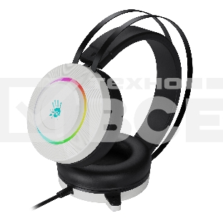 Наушники с микрофоном A4Tech Bloody G521 белый 2.3м мониторные оголовье (G521 (WHITE))