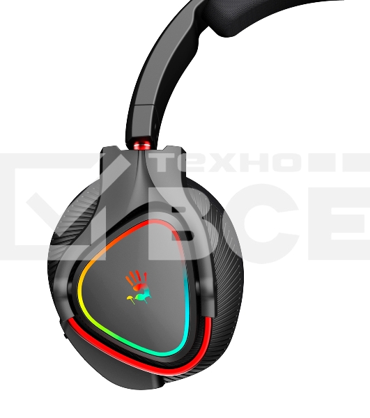 Наушники с микрофоном A4Tech Bloody MR710 черный BT оголовье (MR710 BLACK)