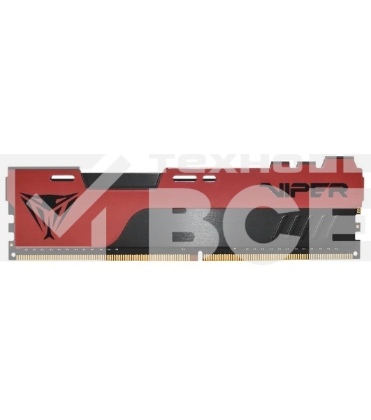Оперативная память Patriot Viper Elite II, DDR4, 8GB (1x8 GB), 3200 MHz, CL18, радиатор, красный/чёрный