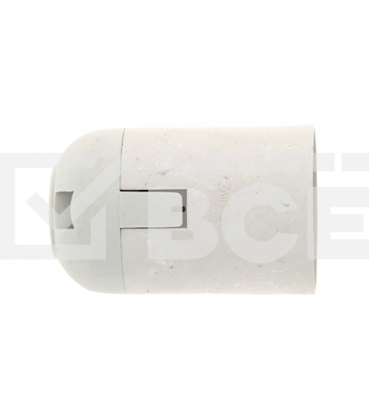 Патрон Е27 пластиковый подвесной термостойкий пластик бел. PROxima