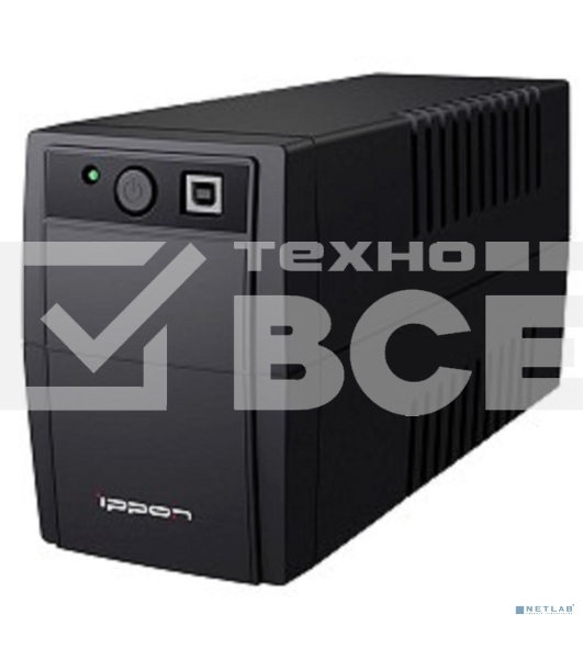 Источник бесперебойного питания Ippon Back Basic 1050 Euro 600Вт 1050ВА черный