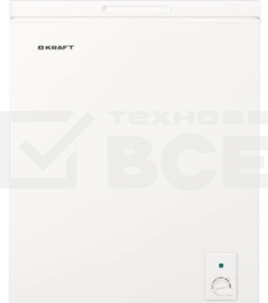 Морозильный ларь Kraft BD(W)-150RX, белый, 140л