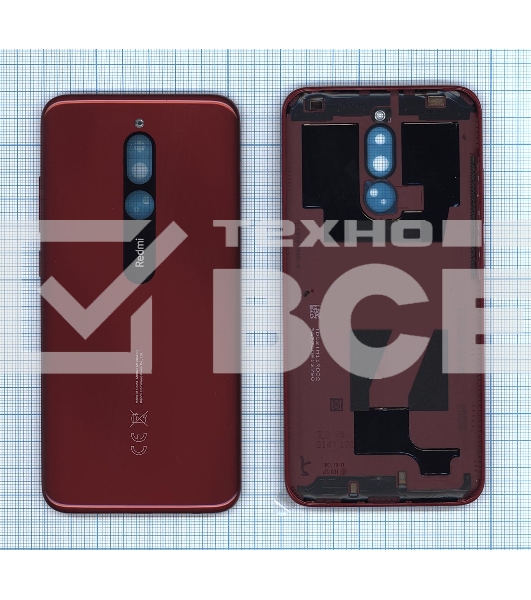 Задняя крышка для Xiaomi Redmi 8 красная