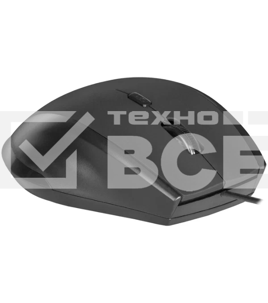 Мышь проводная Defender Accura MM-362 черный, 1600 dpi, USB, кнопки - 6