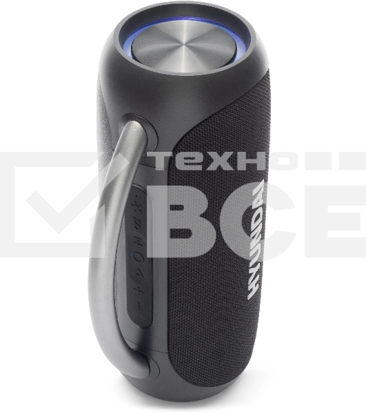 Колонка портативная Hyundai H-PS1026 черный 40W 2.0 BT 10м 1800mAh