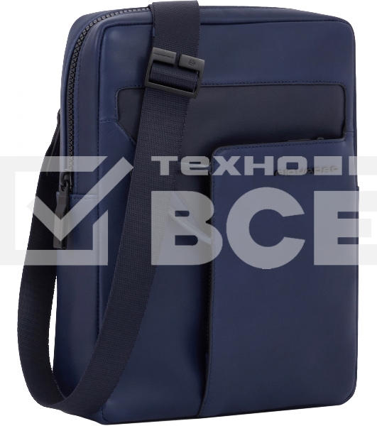 Сумка Piquadro Wollem CA1816W129/BLU синий полиэстер/натур.кожа