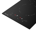 Варочная панель Monsher MHE 35 High-Tech, Hi-Light, 30 см, 2 конфорки, 9 уровней мощности, слайдерное управление, автоматическое отключение, индикация остаточного тепла, пауза, таймер, черный, фото4