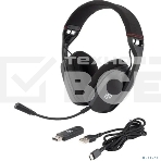 Наушники с микрофоном Оклик HS-L750G черный 1.5м накладные оголовье, фото6