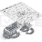 Шкаф телекоммуникационный 19' настенный 4U ExeGate EC-WM-4U.450.M.GREY (19”, 4U, 600x450x280mm (ШхГхВ), передняя дверь металл, съемные боковые панели, пыле- и влагозащита IP23, светло-серый RAL 7035), фото3