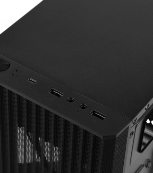 Компьютерный корпус AeroCool/Formula Air Mesh G1 черный без БП mATX 1x80мм 2xUSB 2.0 1xUSB3.1 audio bott PSU