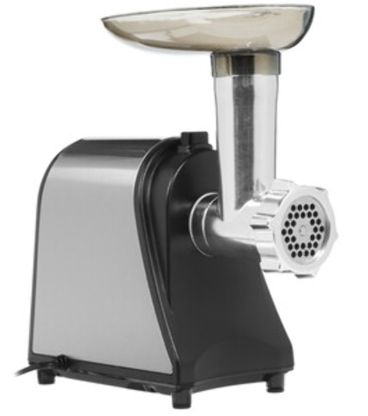 Мясорубка электрическая Vitek VT-3636 серебристый, 1700 Вт, 1.7 кг/мин, реверс, насадки - 4