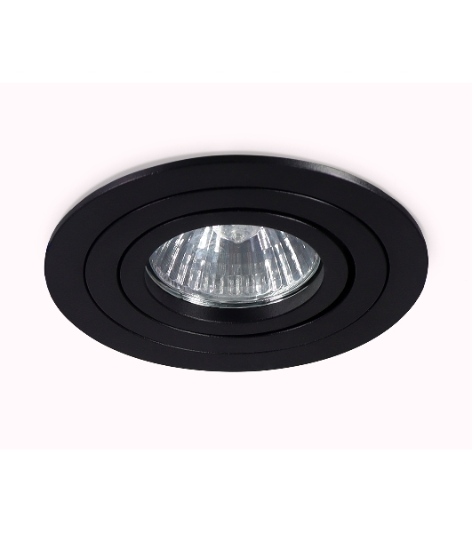 Светильник встраиваемый Ambrella light TN102502 BK черный GU5.3 D92*28