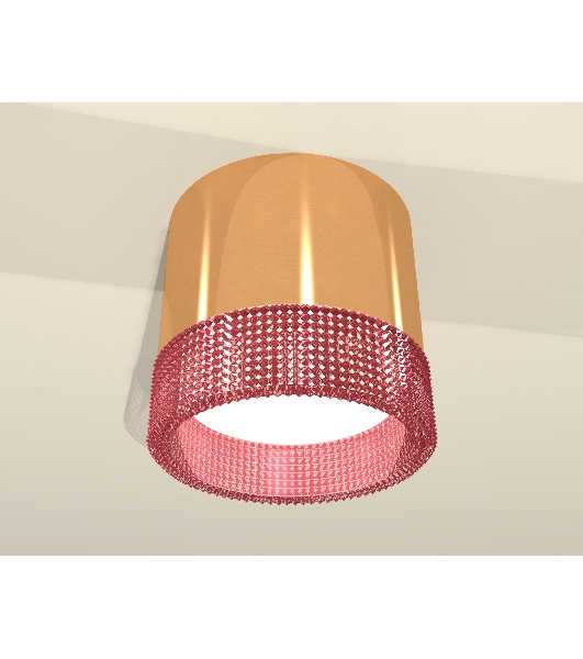 Светильник Ambrella Light XS8121022 PYG/PI золото желтое полированное/розовый GX53 (C8121, N8486)