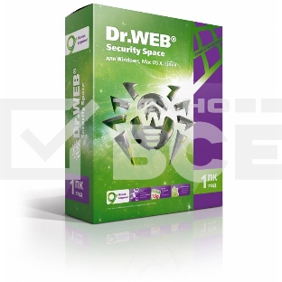 ПО DR.WEB Security Space 1 ПК/1 год (BHW-B-12M-1-A3)