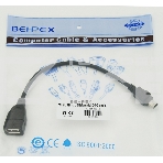 Кабель USB Behpex OTG USB(f)/miniUSB (0.2м), фото 1