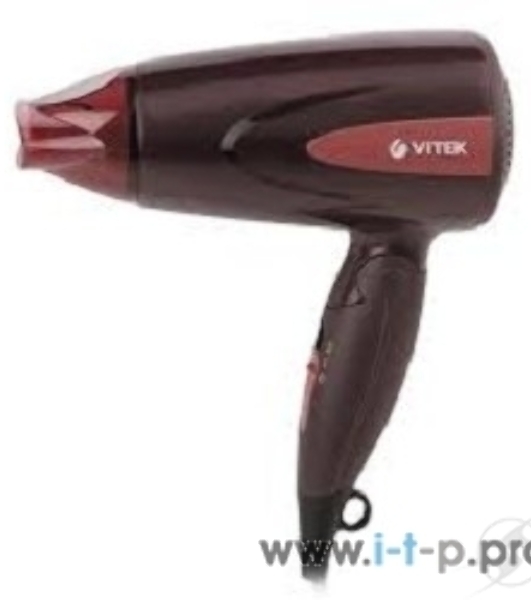 Фен Vitek VT-2261(BN) 1300 Вт. 2 режима температуры/ скорости воздушного потока.