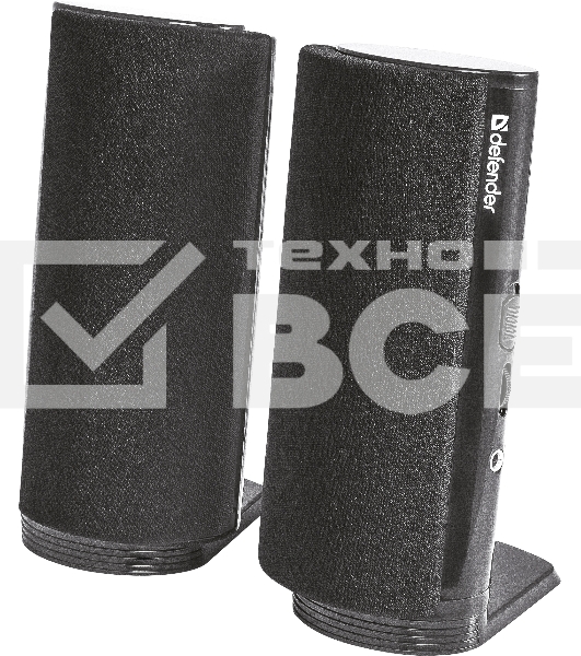 Акустическая система Defender SPK-210 2.0, 2x2W, разъем для наушников 65210