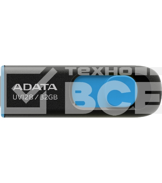 Флеш диск AData 32Gb UV128 AUV128-32G-RBE USB3.0 синий/черный