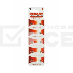Батарейка Rexant LR50, AG0, LR521, G0, 379, SR521W