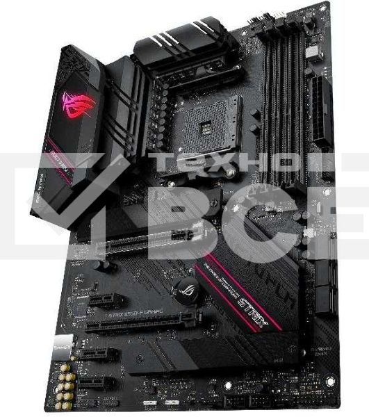 Материнская плата ASUS ROG STRIX B550-F GAMING, AM4, AMD B550, 4xDDR4, 6xSATA, 2xM.2, 1xPCI-E 3.0 x16, 1xPCI-E 4.0 x16, 3xPCI-E x1, 1xDP, 1xHDMI, 1x 2.5Gb LAN, 1xUSB 3.2 Gen 2, 4xUSB 3.2 Gen 1, 2xUSB 2.0, 5x3.5 мм, 7.1, ATX
