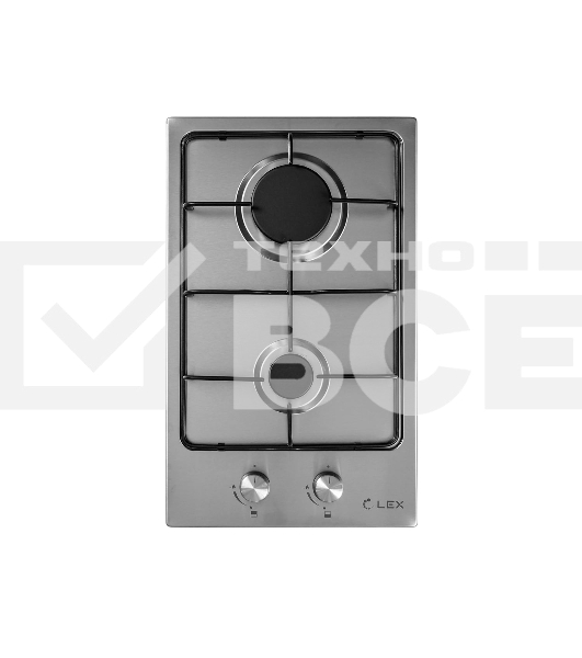 Панель варочная LEX GVS 320 IX1000/3000Вт 2конфорки нерж.сталь