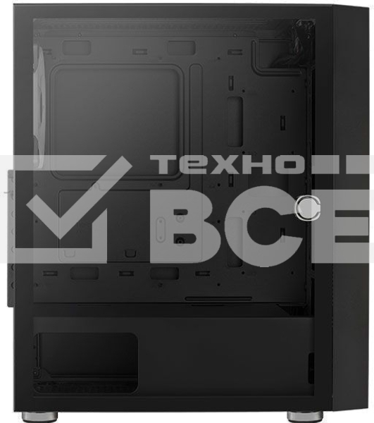 Компьютерный корпус Aerocool / Formula Graphite-G-BK-v2 черный без БП ATX 3x140mm 2xUSB3.0 audio