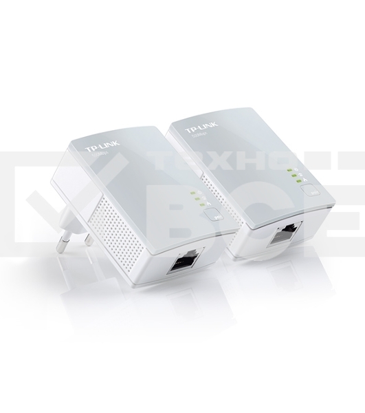 Сетевой адаптер TP-Link TL-PA4010KIT AV600 Nano Powerline Ethernet Adapter Starter Kit, Ultra Compact Size, 500Mbps Powerline Datarate,10/100Mbps Fast Ethernet, HomePlug AV, Green Powerline,Plug and Play, Twin Pa