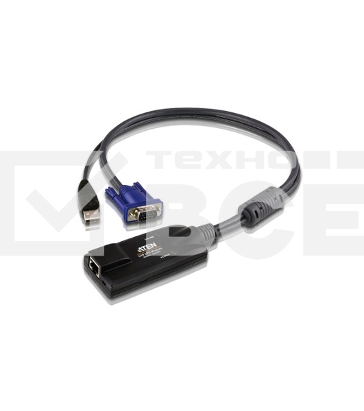 Переключатель ATEN KA7570 Кабель-адаптер KVM USB (Клав+мышь), HDB-15