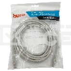 Патч-корд Buro Basic UTP 4 пары cat6 CCA molded 5м серый RJ-45 (m)-RJ-45 (m), фото2