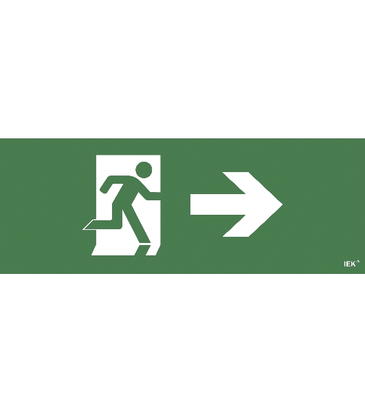Самоклеющая этикетка IEK 'Фигура/стрелка вправо' ССА 1005