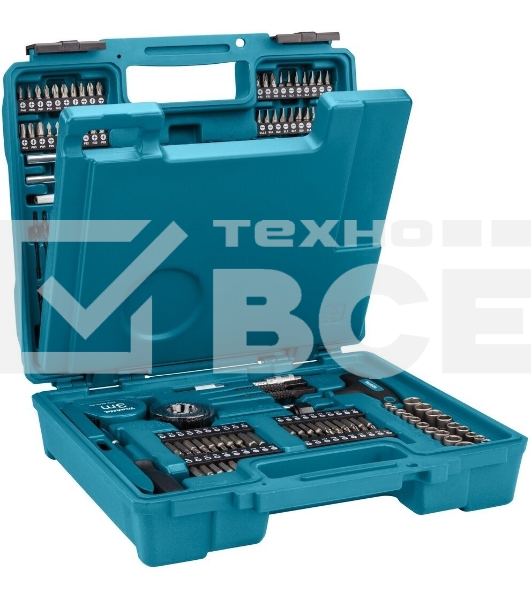 Набор принадлежностей Makita E-06270 212 предметов (жесткий кейс)