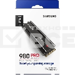 Накопитель SSD Samsung 980 PRO MZ-V8P2T0CW, 2Tb, PCIe 4.0 x4, M.2 2280, NVMe, R/W 7000/5100, с радиатором, фото14