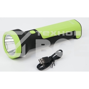 Фонарь ручной модель GFL203 3W 150lm Li-ion 1200mAh LED 1/10/80