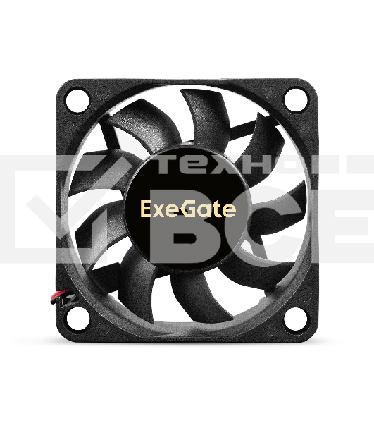 Вентилятор для корпуса ExeGate ExtraPower EP06015S2P черный, 60 мм, 4800 об/мин, 32 дБ, 2 pin