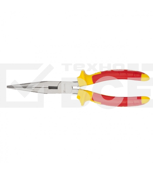 Длинногубцы прямые Matrix Insulated, 200мм, двухкомпонентные рукоятки PROFESSIONAL