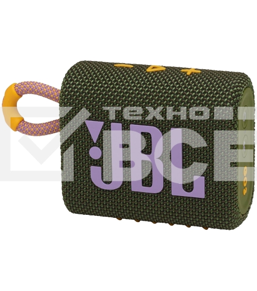 Портативная акустика JBL GO 3, зеленый