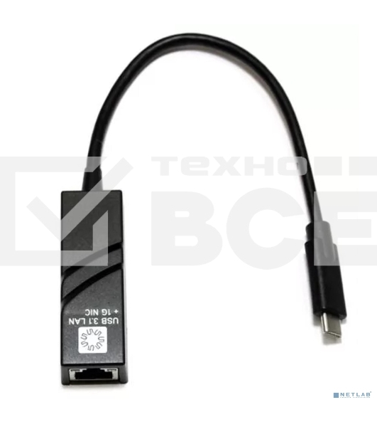 Кабель-адаптер 5bites UA3C-45-07BK   USB3.1 / RJ45 1G / BLACK