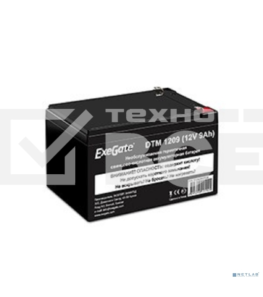 Батарея ExeGate DTM 1209/EXS1290 (12V 9Ah 1234W), клеммы F2