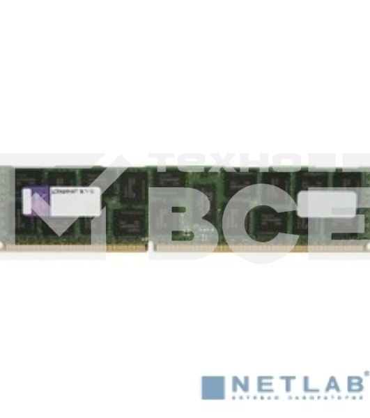 Оперативная память Kingston KVR16LR11D4/16, DDR3, 16GB (1x16 GB), 1600 MHz, CL11, ECC, RDIMM
