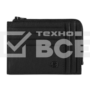 Чехол для кредитных карт Piquadro Black Square PU1243B3R/N черный натур.кожа