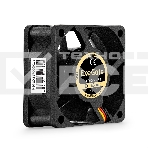 Вентилятор для корпуса ExeGate ExtraSilent ES06025S3P-5 черный, 60 мм, 2300 об/мин, 18 дБ, 3 pin, фото 1