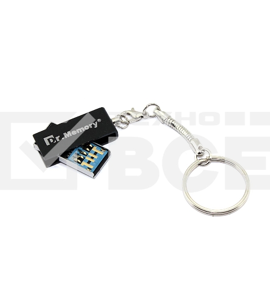 Флешка USB Dr. Memory 005 4Гб, USB 3.0, серебристый
