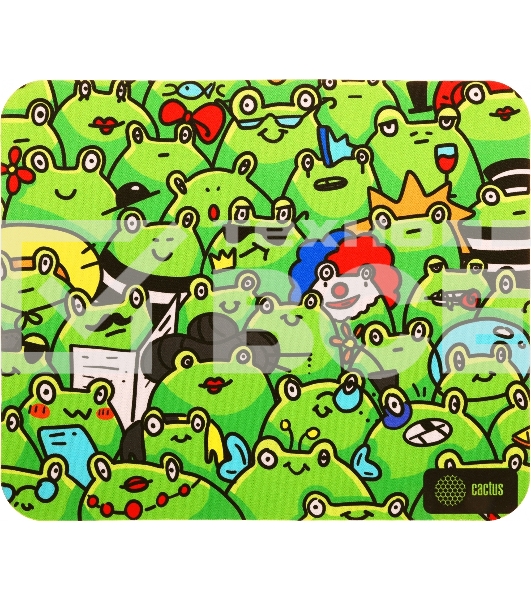 Коврик для мыши Cactus Frogs 300x250x3мм (CS-MPC-D09M)
