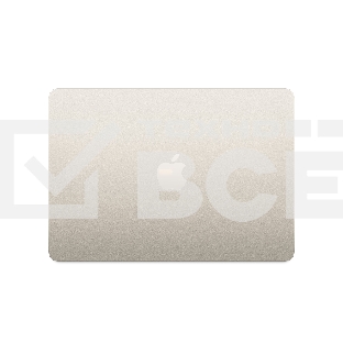 Ноутбук 13-inch MacBook Air: Apple M2 with 8-core CPU, 8-core GPU/16Gb/256GB SSD - Starlight/EN