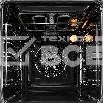 Встраиваемый духовой шкаф Monsher MOE 4563 Noir, электрический, High-Tech, объем 50 л, конвекция, гриль, 3 стекла в дверце, съемные стекла, съемная дверца, телескопические направляющие, черный, фото 1