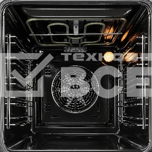 Встраиваемый духовой шкаф Monsher MOE 4563 Noir, электрический, High-Tech, объем 50 л, конвекция, гриль, 3 стекла в дверце, съемные стекла, съемная дверца, телескопические направляющие, черный