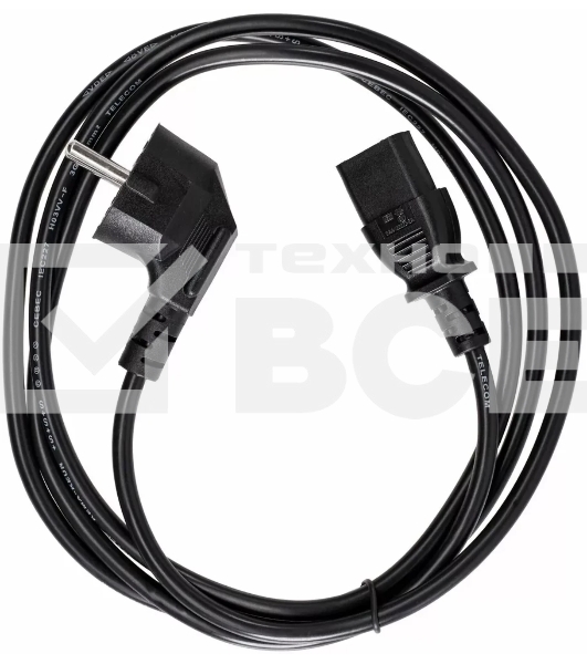 Кабель питания TELECOM 1.8M TY021-CU0.75-1.8M